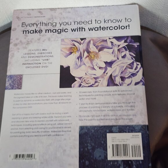 Watercolor Essentials Hands on Techniques for Exploring Watercolor Book with DVD - Picture 6 of 16